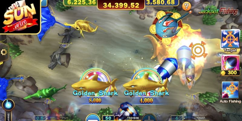 Jackpot Fishing - Vua Săn Cá Đổi Thưởng Thế Hệ Mới 2026 3 Khóa mục tiêu để hạ gục sinh vật lớn hiệu quả